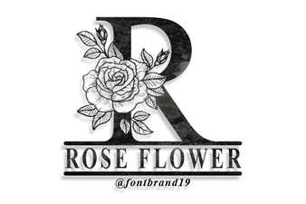 Craft Projects with Split Rose Monogram Fonts