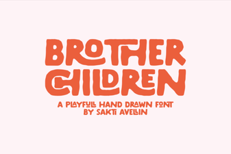 Free Downloadable Brother Fonts for Kids' Projects