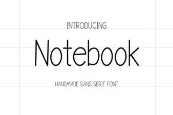 Handwriting Fonts for Creative Notebook Designs
