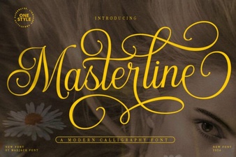Masterline Calligraphy Font: Elegant Digital Script