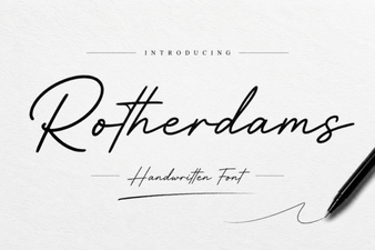 Rotherdams Font for Creative Projects