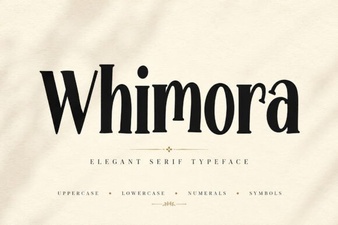 Whimora Font: Creative Typography for Modern Projects